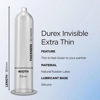 Durex Invisible Extra Sensitive 10ks