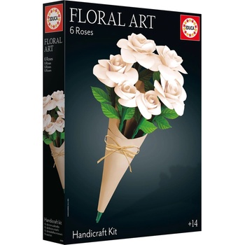 Educa 3D пъзел Educa - Бели рози (EDU20395)