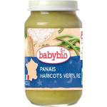 Babybio Био зеленчуково пюре Babybio - Пащърнак, зелен фасул и ориз, 8 м+, 200 g (3288130510638) - ozone