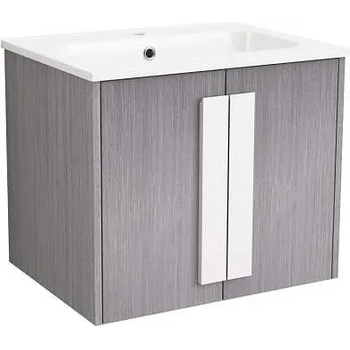 Image 1 of Inter Ceramic Конзолен PVC шкаф ICP 6451-2, Inter Ceramic, с умивалник, 60x45x50см (6451-2)