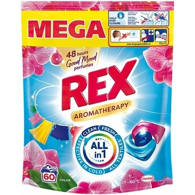 Rex prací kapsle Aromatherapy Orchid Color 60 PD 720 g