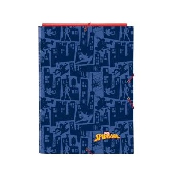 Spider-Man Папка с пръстени Spider-Man Син A4 26 x 33.5 x 2.5 cm