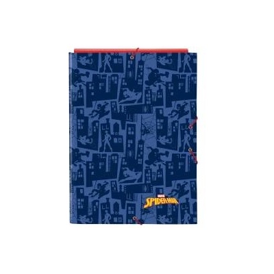 Spider-Man Папка с пръстени Spider-Man Син A4 26 x 33.5 x 2.5 cm
