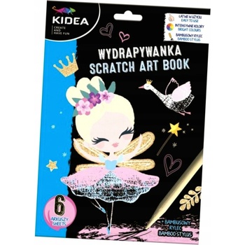 Kidea vyškrabovacie obrázky 2v1 Princezná