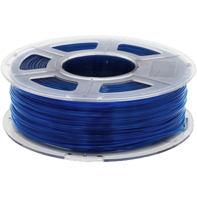 Recycling Fabrik rPETG Leuchtender Saphir (Blue-Translucent) - 1, 75 mm / 1000 g (PTGX-S175-1000-LESA)