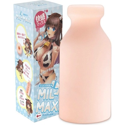 XTC Japan Mil-Max The milk Bottle Klasický masturbátor ve tvaru lahve Béžový