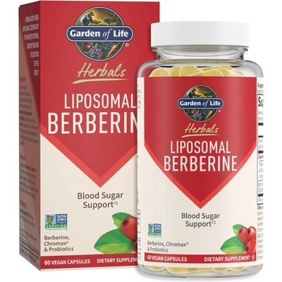 Garden of Life Herbals Liposomal Berberine kapsle pro udržení normální hladiny cukru v krvi 60 kapslí – Hledejceny.cz