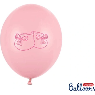 PartyDeco Balóny Topánočky ružové 30cm