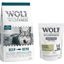 Wolf of Wilderness Adult "Deep Seas" se sleděm 12 kg