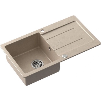 Samona - Кухненска мивка SAMONA 77x44 см гранит/бежова (SH0791)