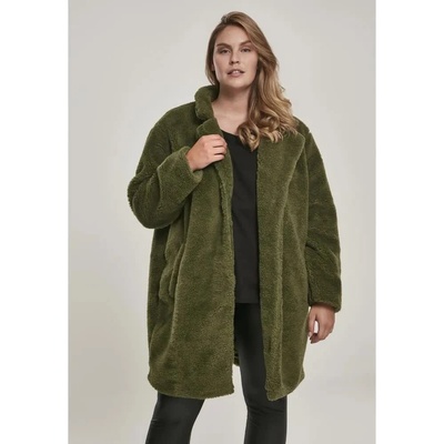 Urban classics Анорак Urban classics Oversized Sherpa Gt parka - Green (olive)