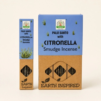 Namaste India Vonné tyčinky Earth Inspired Palo Santo with Citronella Palo Santo a Citronela 9 ks