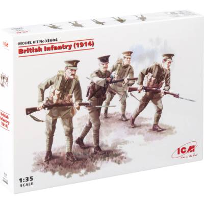 ICM British Infantry 1914 4 figúrky 1:35