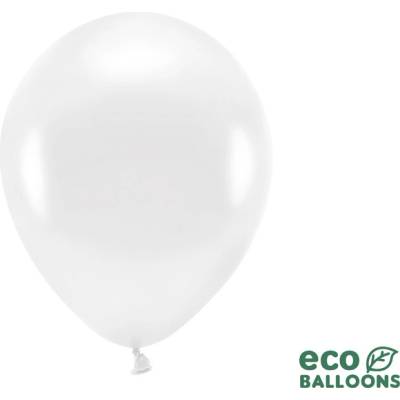 Latexové balóniky pastelové Eco biele 26cm