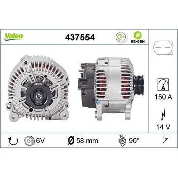 Alternátor VALEO 437554