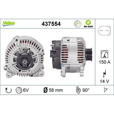 Alternátor VALEO 437554