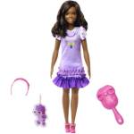 Mattel Barbie HLL18 Моята първа Барби кукла - Чернокоса с пудел (25HLL20)