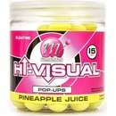 Mainline Plávajúce Boilies High Visual Pop-ups Pineapple Juice 15mm 50ks