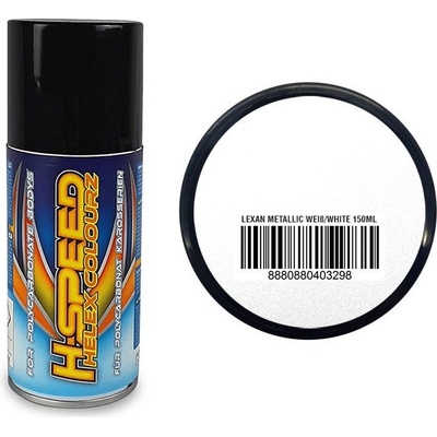 H-Speed barva ve spreji metalická bílá 150ml