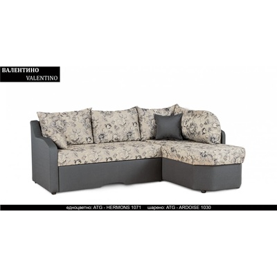 Rudi-an Ъглов диван Valentino BM, с ракла, разтегателен