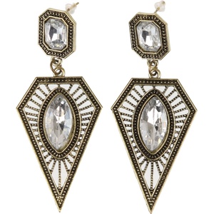 Jewelry & watches обеци JEWELRY & WATCHES - Triangle - K8_White