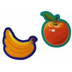 LEAN Toys Educational Puzzle For Babies Fruits 5 Parts 40 Pieces