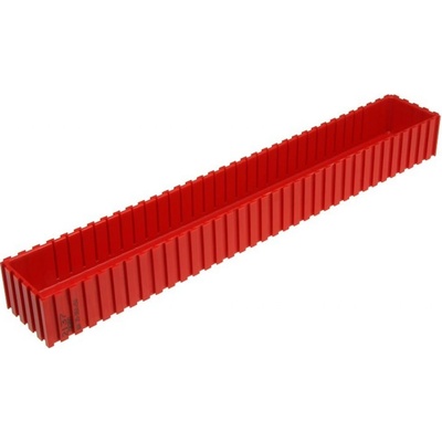Pokorný Dačice Plastová krabička typ 2137 35 x 352 x 52 mm červená RAL 3020