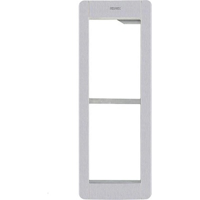 Vimar 41132.01 Монтажна + декоративна рамка 2 модула сива 99, 5х161 мм Pixel (41132.01)