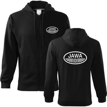 mikina Jawa 2MZ černá bílá