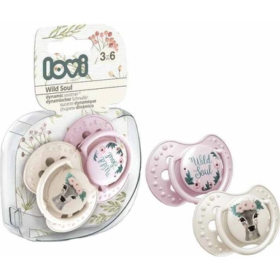 LOVI Силиконови залъгалки Lovi - Wild Soul, 3-6 м, 2 броя (22/883g)