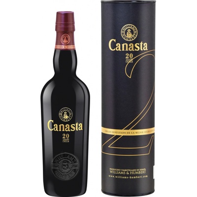 Sherry Canasta Cream V.O.S 20y sladké 20% 0,5 l (čistá fľaša)