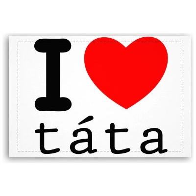 Fotoobraz 60x40 cm malý I love táta