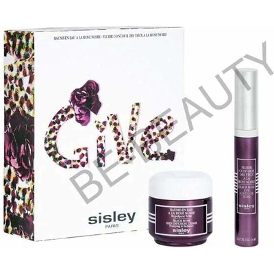 Sisley Black Rose Give : denní pleťový krém Black Rose Skin Infusion Cream 50 ml + oční sérum Black Rose Eye Contour Fluid 14 ml