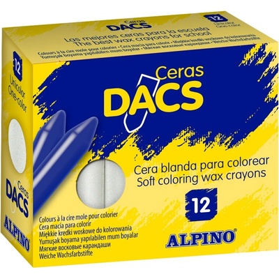 Alpino Balenie 12 voskoviek DACs biela