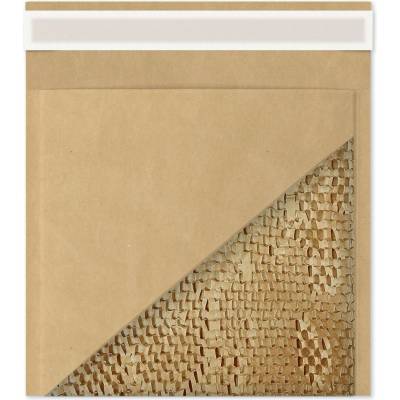 Obálky s ochranným papírovým vláknem - Honeycomb - 165 x 165 mm - Manilová