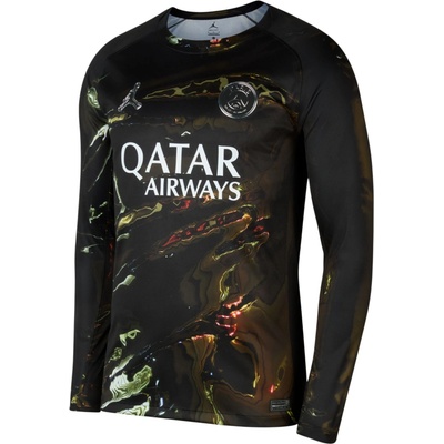 Jordan Dri-FIT Paris Saint-Germain Stadium 2025/26 Long-Sleeve Night Edition čierna