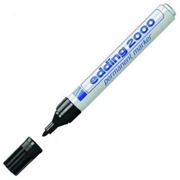 Image 1 of edding Маркер Edding 2000, черен, от 1.5 до 3 mm, за надписване на DVD (OK4229)