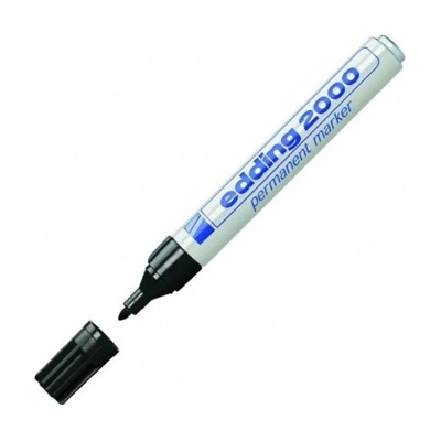 edding Маркер Edding 2000, черен, от 1.5 до 3 mm, за надписване на DVD (OK4229)