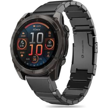 Tech-Protect steelband garmin fenix 5 / 6 / 6 pro / 7 / 8 (47 mm) / e black (5906302376940)