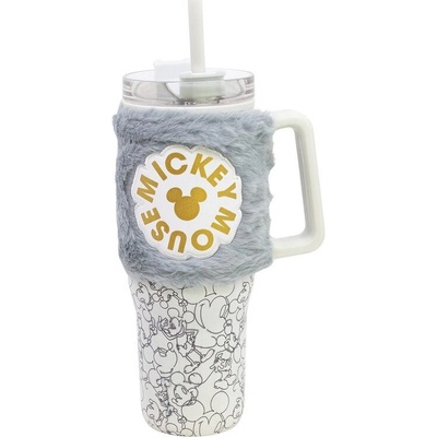 Young Adult Mickey Mouse termohrnek s plyšovým návlekem 770 ml