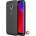 Motorola Moto G7 Play Удароустойчив Litchi Skin Калъф и Протектор
