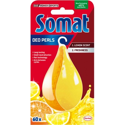 Somat Osvěžovač Deo Perls Lemon na 60 mytí 17g – Zbozi.Blesk.cz