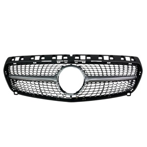  Решетка Mercedes W176 A-Class (2013-2015) - Diamond look, черна с хром лайсни