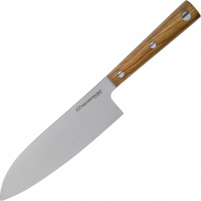 DUE CIGNI HAKUCHO Santoku 16,5 cm INOX 4199 NITRO B MCO OLIVO 2C 505 OL