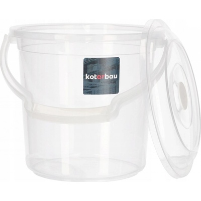 Kotarbau průhledný kbelík s odměrným víkem 5 l – Zboží Dáma
