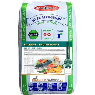 Bardog Salmon Fruits Puppy 12 kg