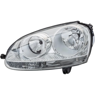 HELLA 5/04- přední světlo H7+H7 chromové (el. ovládané + 1EG 247 007-581