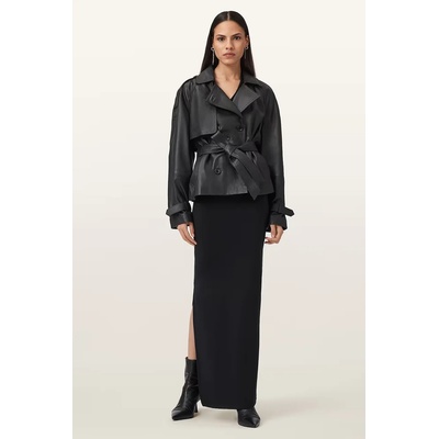 Кожен шлифер AllSaints REED (W035LD)
