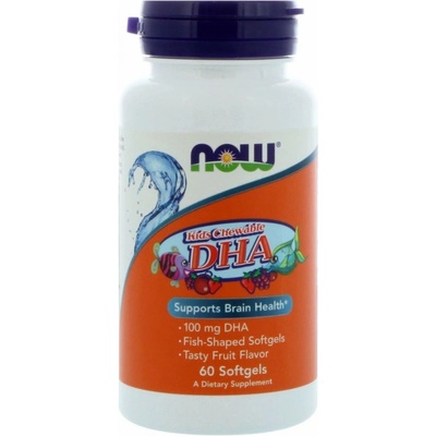 Now Foods DHA Kids 60 kapsúl