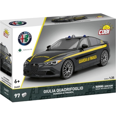 Cobi 24657 Alfa Romeo Giulia Quadrifoglio Guarda di Finanza, 1:35, 97 k